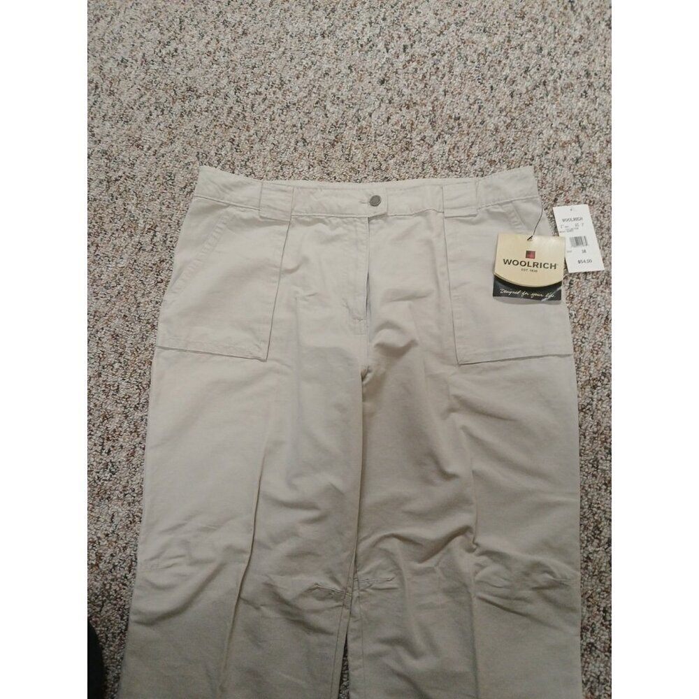 Vintage Women's Woolrich Khakis‎ (18) British Tan Zip Closure. NWT - Picture 6 of 11